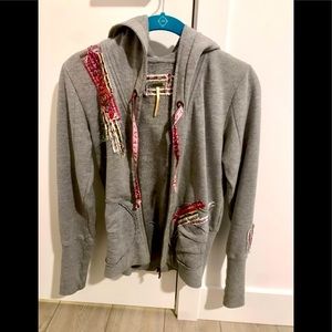 Free People Small Zip Up Sweater - Worn Once Excellent Shape